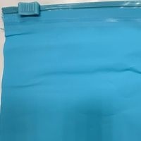 Пакеты Zip-lock с бегунком 15*15 см., 70мкм, голубой матовый