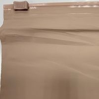 Пакеты Zip-lock с бегунком 15*15 см., 70мкм, бежевый матовый